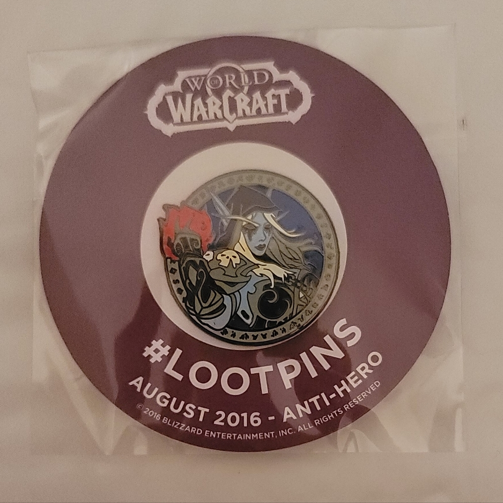 Loot Crate August 2016- Anti-Hero pin never opened